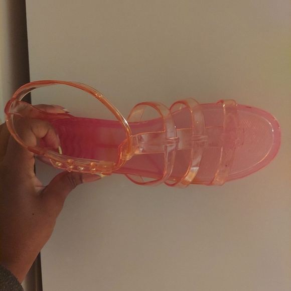 Pink jelly gladiator sandals - Picture 8 of 12